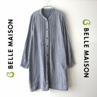 ベルメゾン - 美品　BELLE MAISON／ベルメゾン★　ストライプ　ロングワンピース