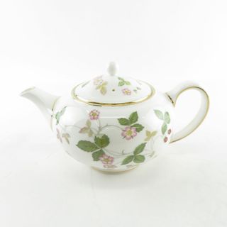 美品 WEDGWOOD ウェッジウッド ワイルドストロベリー ティーポット S SY8884X 