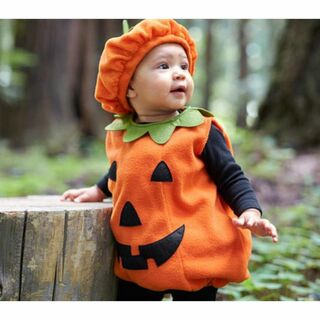 ハロウィン かぼちゃ コスプレ キッズ用 衣装 5点セット (その他)