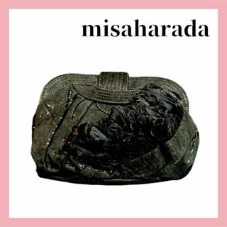 ミサハラダ(misaharada)の★misaharada★ミサハラダ★クラッチバッグ パーティーバッグ 黒 結婚式(クラッチバッグ)