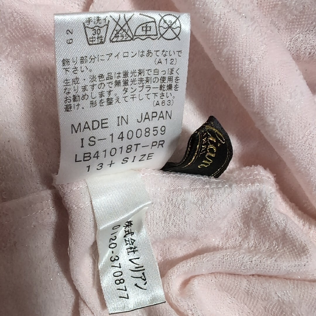 leilian(レリアン)のLeilian  レリアン　カットソー　大きいサイズ　日本製　刺繍　ビーズ レディースのトップス(カットソー(長袖/七分))の商品写真