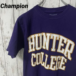 チャンピオン(Champion)のチャンピオン アメリカ古着 カレッジTシャツ ロゴ刺繍 メンズ パープル(Tシャツ/カットソー(半袖/袖なし))