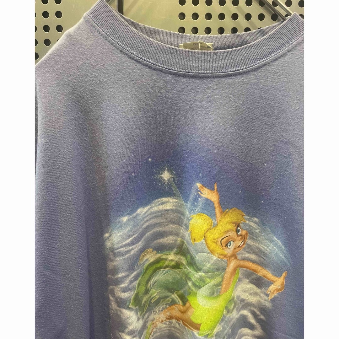 古着　ヴィンテージ　Tシャツ　Disney ディズニー　ティンカーベル　パステル レディースのトップス(Tシャツ(半袖/袖なし))の商品写真