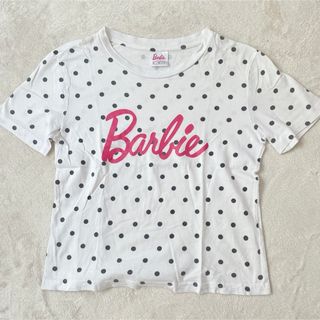 Barbie - Barbie ドット柄 半袖 Tシャツ