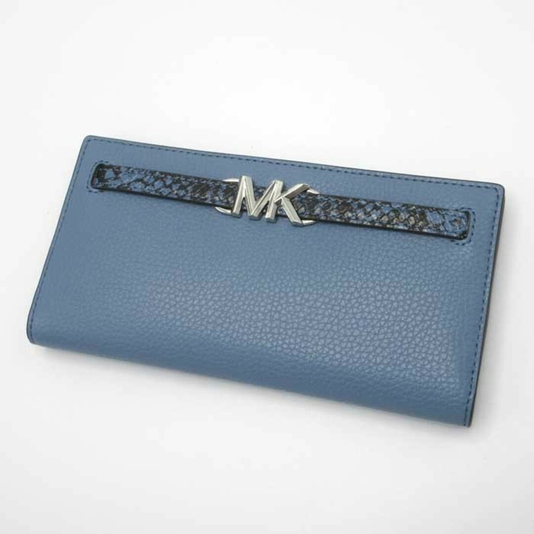 Michael Kors(マイケルコース)のマイケルコース 二つ折財長財布 35S4S6RE3L DENIM (デニム) レディースのファッション小物(財布)の商品写真