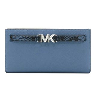 マイケルコース(Michael Kors)のマイケルコース 二つ折財長財布 35S4S6RE3L DENIM (デニム)(財布)