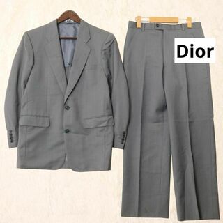 Christian Dior - クリスチャンディオール　グレー　シングル　セットアップスーツ　A5サイズ