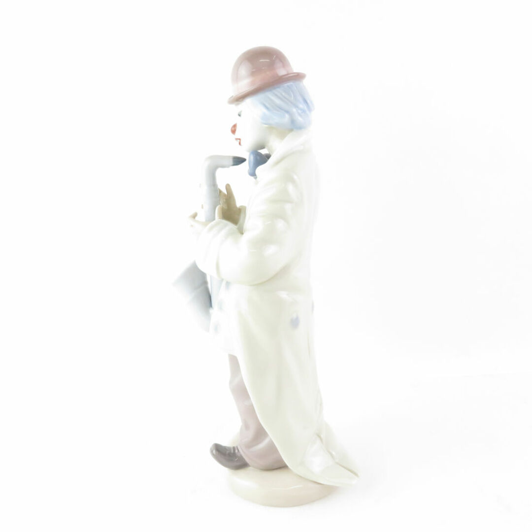 難有 LLADRO リヤドロ 5471 サックス SAD SAX CLOWN サキソフォン 少年ピエロ フィギュリン 陶磁器 楽器 置物 陶器人形 西洋 オブジェ SU5573B2  インテリア/住まい/日用品のインテリア小物(置物)の商品写真