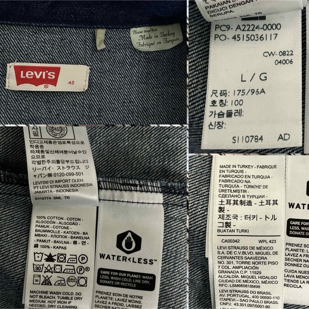 Levi's(リーバイス)のLEVI'S 復刻 ORANGE TAB TRUCKER JACKET 42 メンズのジャケット/アウター(Gジャン/デニムジャケット)の商品写真