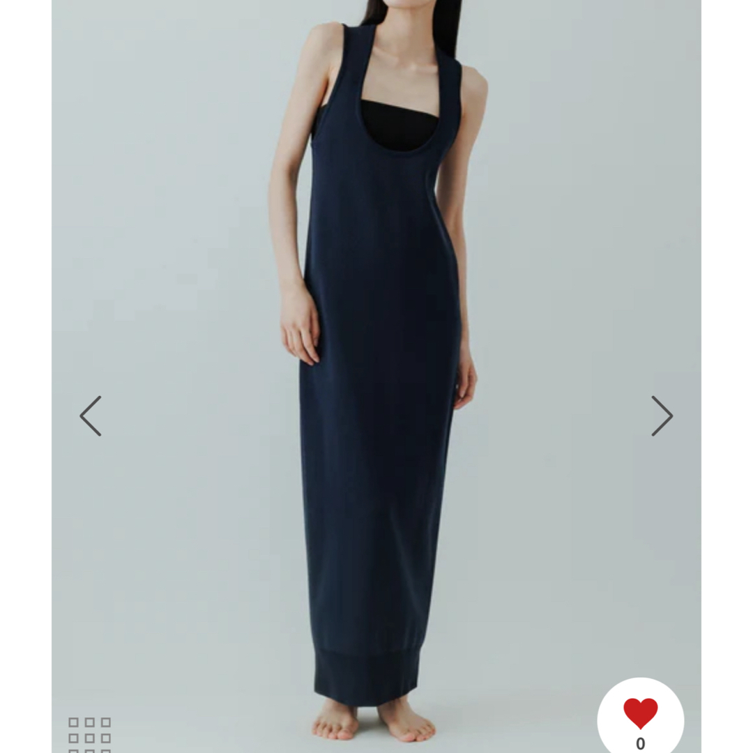 完売品‼️BIOTOP 【yo BIOTOP】Long knit dress  レディースのワンピース(ロングワンピース/マキシワンピース)の商品写真