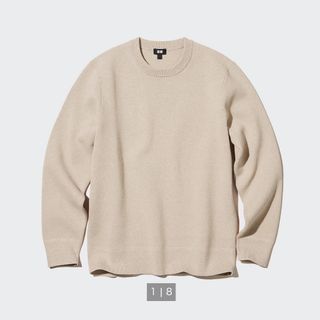 UNIQLO＊ウォッシャブルミラノリブクルーネックセーター