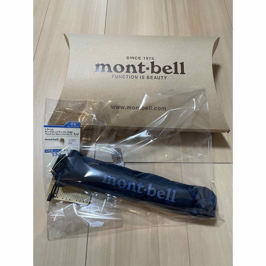 mont bell(モンベル)の【新品未使用】2023年製　モンベル　トラベルサンブロックアンブレラ【男女兼用】 スポーツ/アウトドアのアウトドア(登山用品)の商品写真