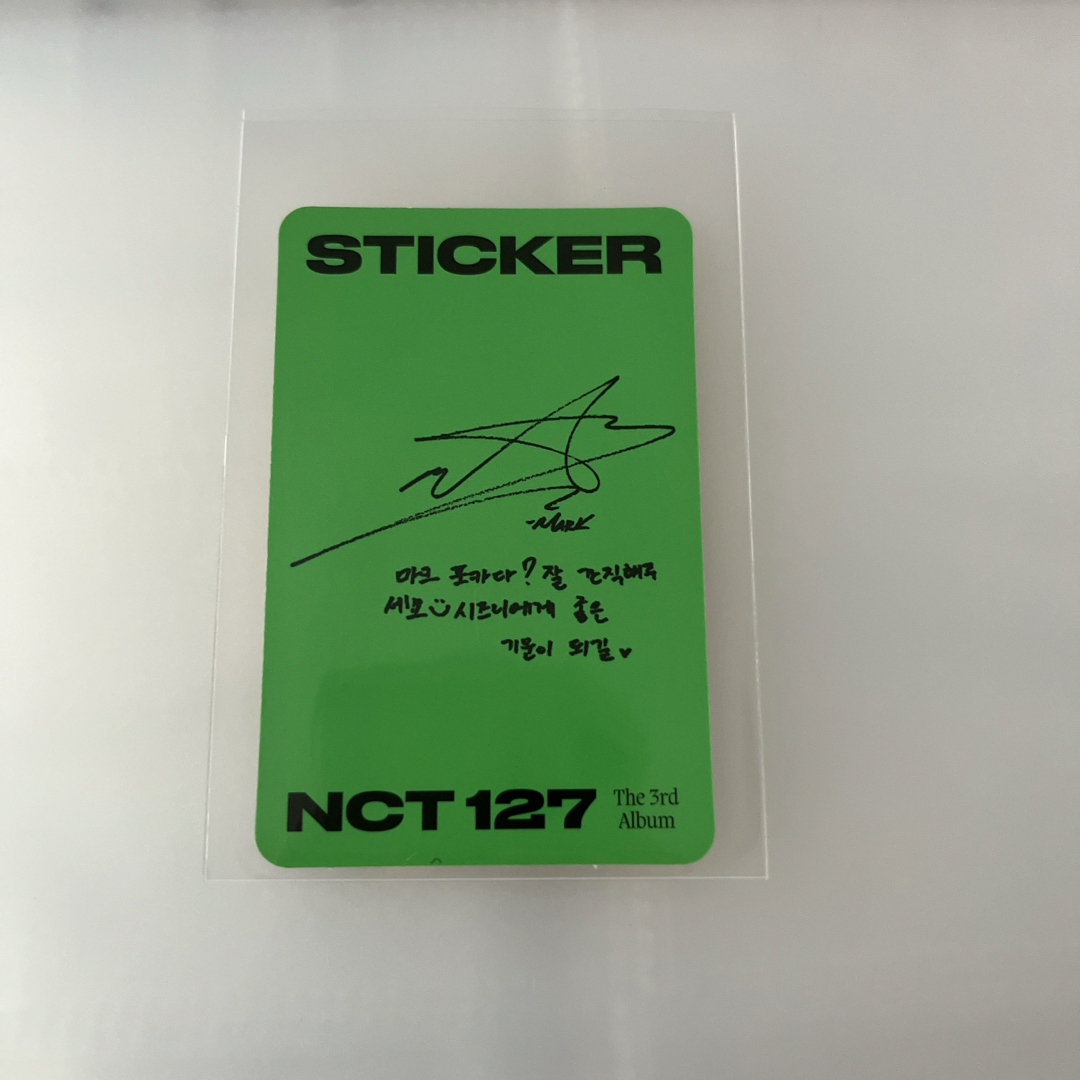 NCT127(エヌシーティー127)のNCT127 STICKER マーク SeoulCity ver トレカ エンタメ/ホビーのCD(K-POP/アジア)の商品写真