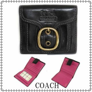 コーチ(COACH)のCOACH＊コーチ＊ビンテージ♪ 二つ折り財布☆レザー☆(財布)