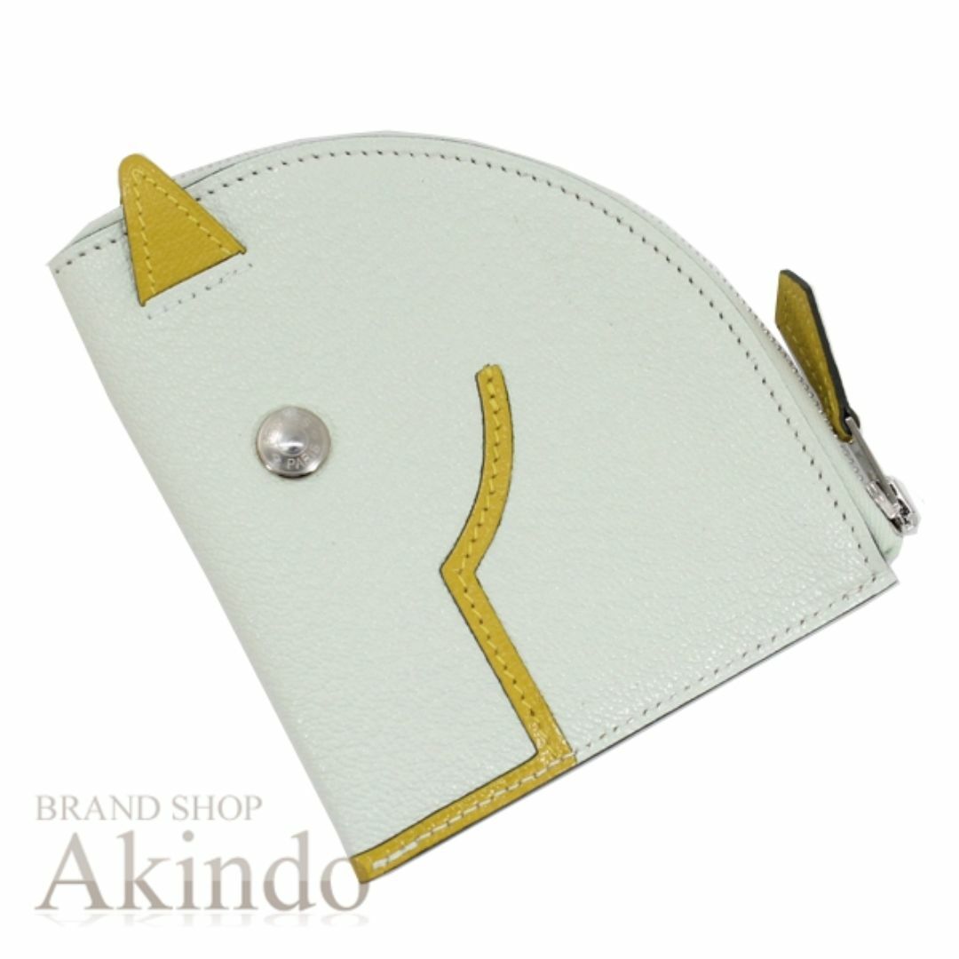 HERMES - 【新品】エルメス コインケース 財布 パドック ウォレット 馬 ヴェールフィズ×クミン シェーブル レザー 本革 レディース HERMES おしゃれ かわいい 記念日 便利 ブランド 人気 プレゼント