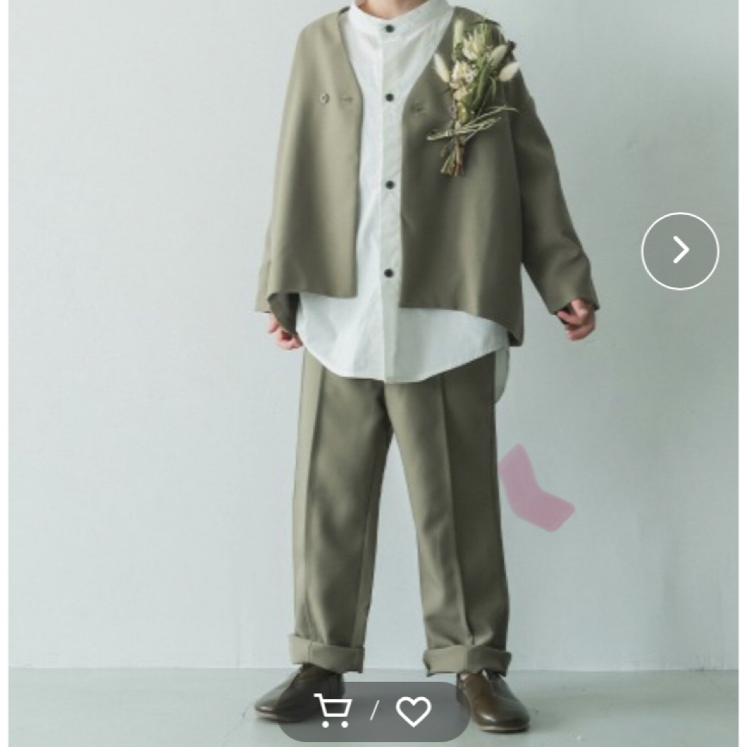 おしゃれセレモニースーツ、セットアップ150 キッズ/ベビー/マタニティのキッズ服男の子用(90cm~)(ドレス/フォーマル)の商品写真