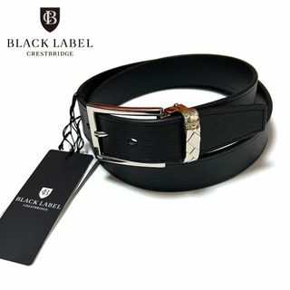 BLACK LABEL CRESTBRIDGE - 新品　ブラックレーベルクレストブリッジ　牛革レザー　ベルト　日本製　ブラック