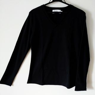 アズールバイマウジー(AZUL by moussy)のVネック　プルオーバー　ロングスリーブ(カットソー(長袖/七分))