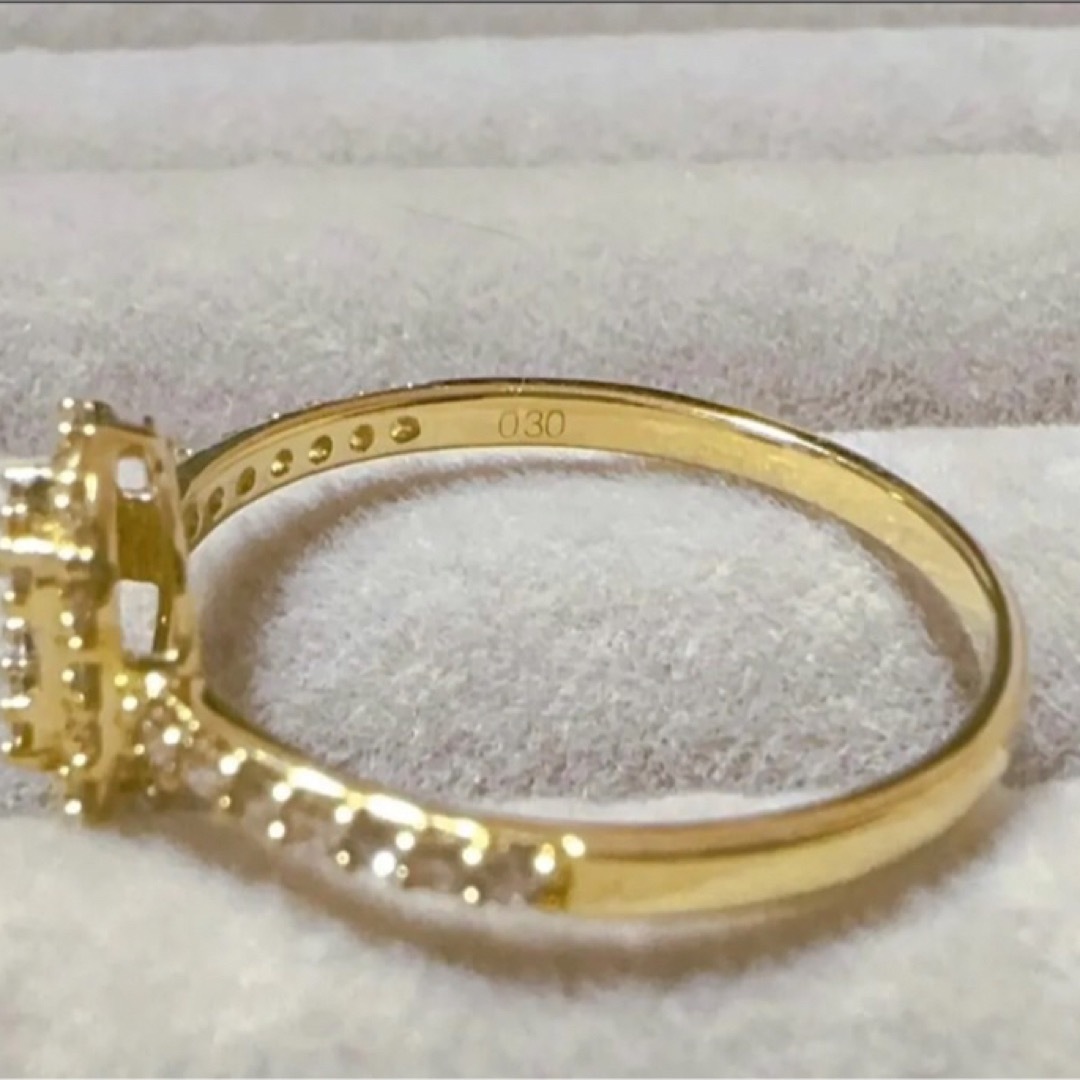 ダイヤモンド　18K リング レディースのアクセサリー(リング(指輪))の商品写真