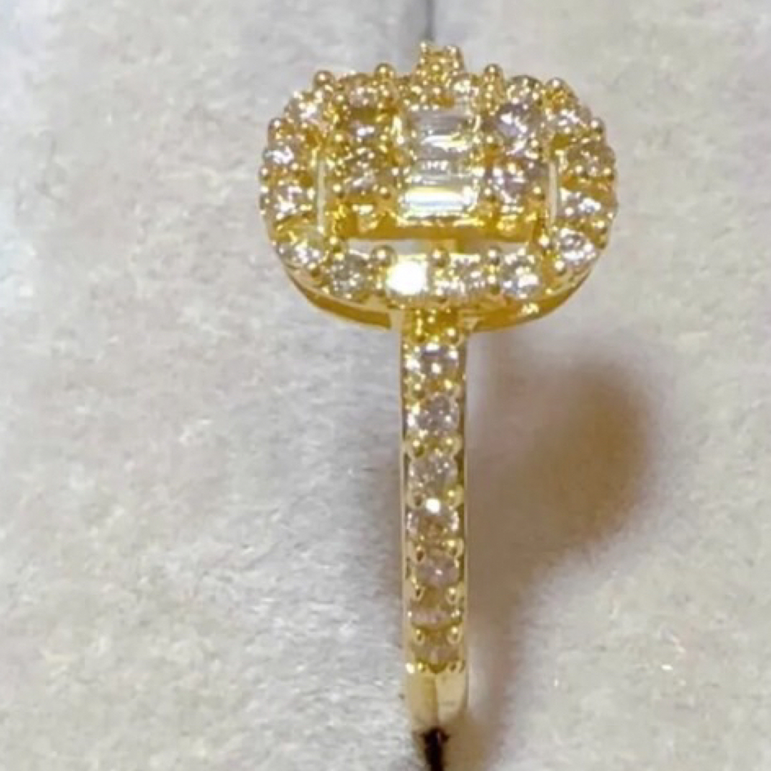 ダイヤモンド　18K リング レディースのアクセサリー(リング(指輪))の商品写真