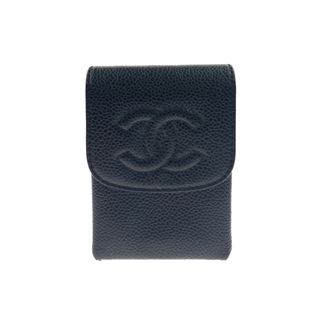 CHANEL - 〇〇CHANEL シャネル キャビアスキン ココマーク iQOSケース シガレットケース A135511 ブラック