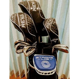 キャロウェイゴルフ(Callaway Golf)のキャロウェイ REVA レディース ゴルフクラブセット キャディバッグ付き(クラブ)