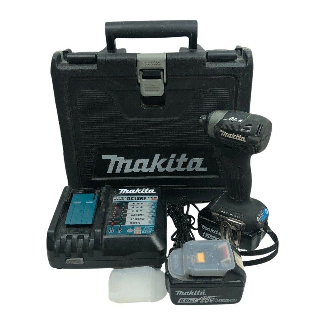 Makita(マキタ)の◇◇MAKITA マキタ インパクトドライバ 充電器・充電池2個・ケース付 コードレス式 TD173D ブラック その他のその他(その他)の商品写真