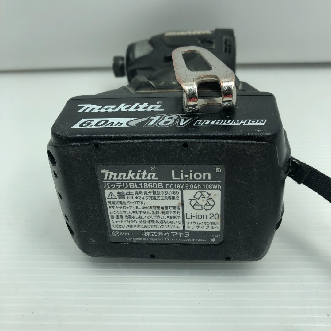 Makita(マキタ)の◇◇MAKITA マキタ インパクトドライバ 充電器・充電池2個・ケース付 コードレス式 TD173D ブラック その他のその他(その他)の商品写真