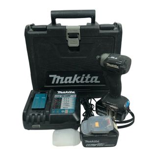 ◇◇MAKITA マキタ インパクトドライバ 充電器・充電池2個・ケース付 コードレス式 TD173D ブラック