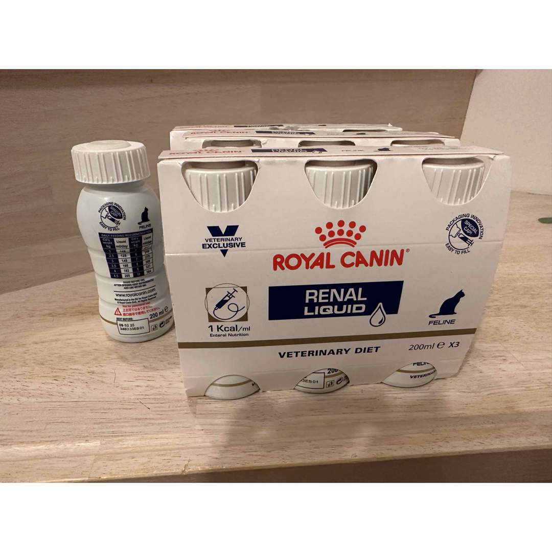 ROYAL CANIN(ロイヤルカナン)のロイヤルカナン猫用腎臓サポートリキッド 9本＋1本おまけ☆ その他のペット用品(猫)の商品写真