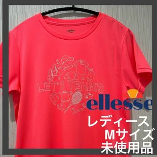 エレッセ(ellesse)のellesseエレッセテニスウェアハンドライティング半袖Tシャツレディース新品(ウェア)