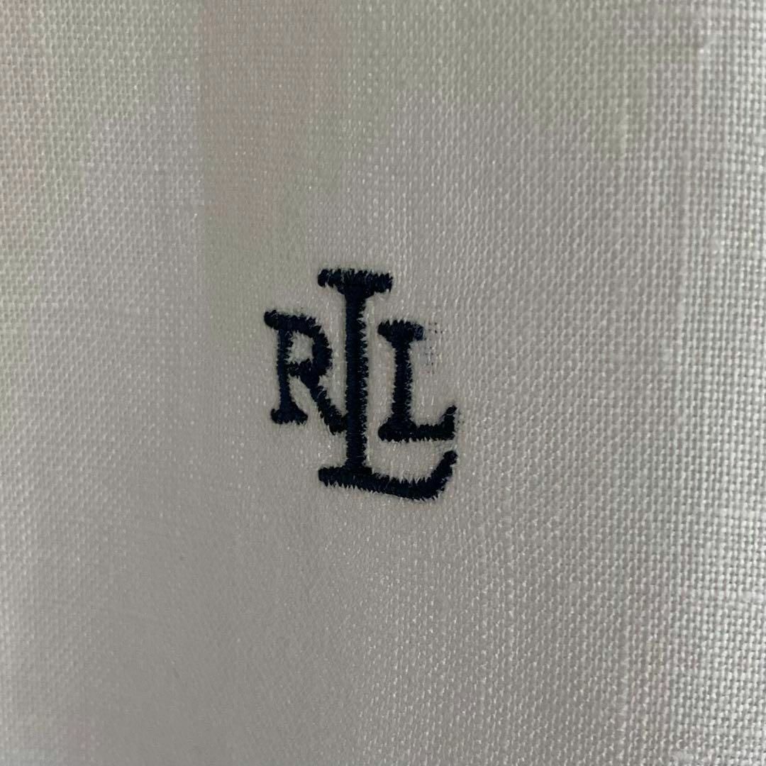 Ralph Lauren(ラルフローレン)のラルフローレン RLL リネンシャツ レディース L ゆったり オーバーサイズ レディースのトップス(シャツ/ブラウス(長袖/七分))の商品写真