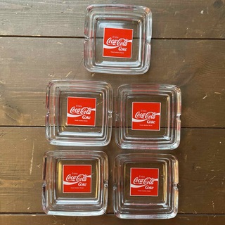 コカコーラ(コカ・コーラ)のコカコーラ Coca-Cola coke 灰皿　5個セット(灰皿)