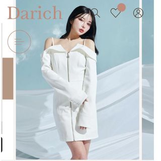 ダーリッチ(Darich)の【新品未開封品】オフショルダーストラップジャケットミニワンピース(ミニワンピース)