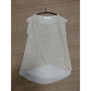 ザラ(ZARA)の裏地付トップス(Tシャツ(半袖/袖なし))