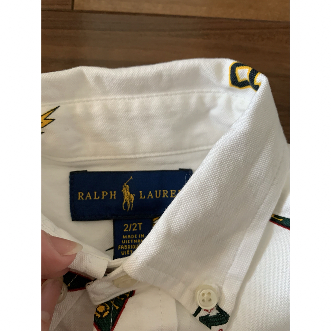 Ralph Lauren(ラルフローレン)の新品♡ラルフローレン　ボタンダウンシャツ　2T 90 100 キッズ/ベビー/マタニティのキッズ服男の子用(90cm~)(ブラウス)の商品写真