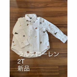 Ralph Lauren - 新品♡ラルフローレン　ボタンダウンシャツ　2T 90 100