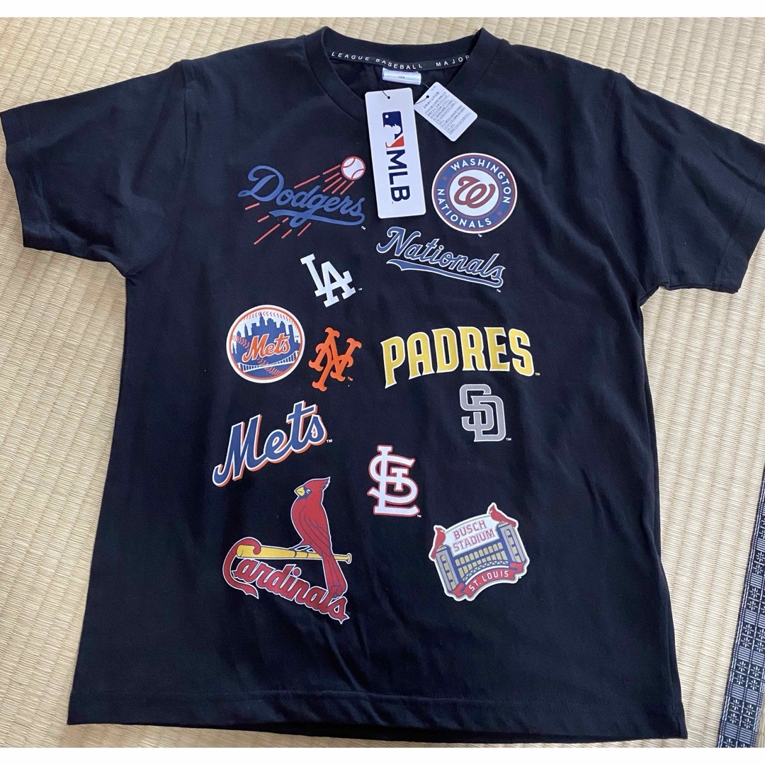 新品未使用☆MLB☆チームロゴ☆Tシャツ☆ボーイズ ☆160☆ドジャース☆ キッズ/ベビー/マタニティのキッズ服男の子用(90cm~)(Tシャツ/カットソー)の商品写真