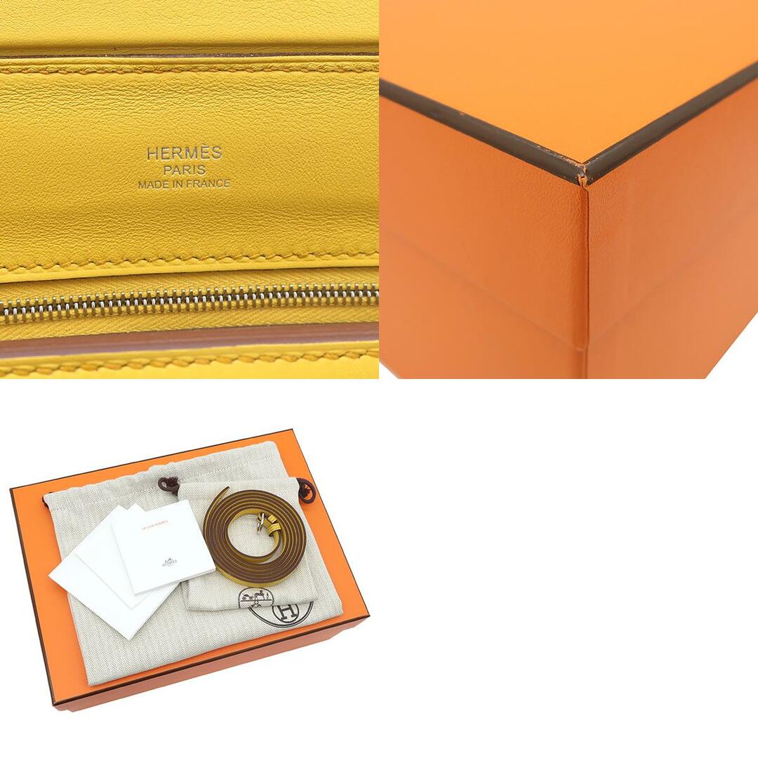 Hermes(エルメス)のエルメス HERMES 2WAYバッグ サックヴァンキャトル 24/24 21 ミニ エバーカラー スイフト イエロー系 シルバー金具 新品 未使用 黄  B刻印(2023年製) 【箱】【中古】 レディースのバッグ(その他)の商品写真