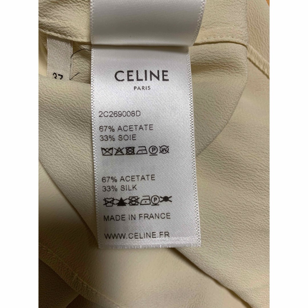 celine(セリーヌ)のセリーヌ　20AWボウタイリボンシャツ　セリーヌシルクシャツ メンズのトップス(シャツ)の商品写真