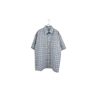 Made in USA CalTop shirt キャルトップ 半袖シャツ サイズ2XL チェック グレー ヴィンテージ ネ(シャツ)
