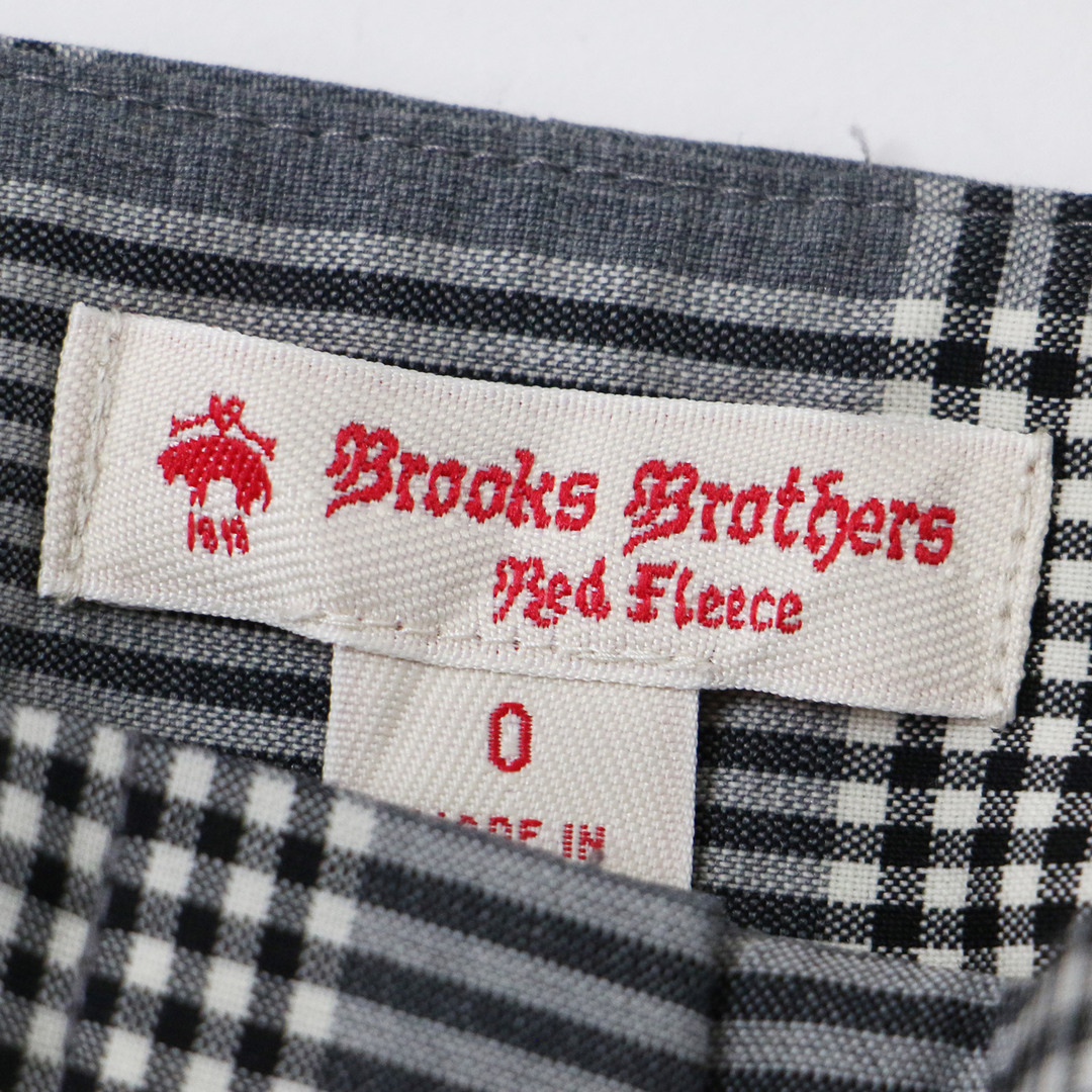 Brooks Brothers(ブルックスブラザース)の美品 BROOKS BROTHERS ブルックスブラザーズ Red Fleece レッドフリース パンツ グレー サイズ:0(S位) ロング テーパード チェック スリット ボトムス ズボン【レディース】【中古】 レディースのパンツ(カジュアルパンツ)の商品写真