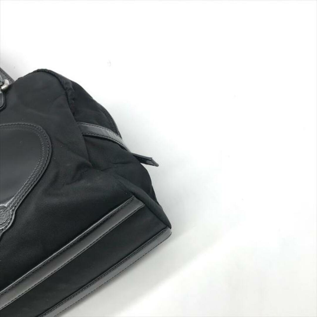PRADA(プラダ)の良品 PRADA プラダ ビッグ ロゴ テスート ナイロン ミニ ボーリング ハンド ワンショルダー バッグ ブラック a3176 レディースのバッグ(ハンドバッグ)の商品写真