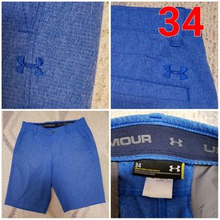 アンダーアーマー(UNDER ARMOUR)のアンダーアーマーメンズハーフパンツ　34(ウエア)