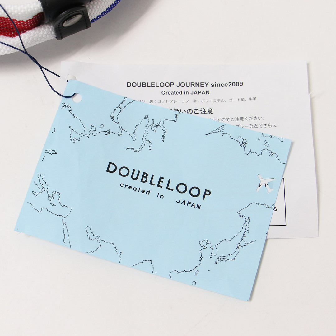 新品 DOUBLELOOP ダブルループ バッグ トート ショルダー 肩掛け A4 大容量 2WAY マグネット キルティング トリコロール JOURNEY ナイロン ネイビー 紺 日本製 ブランド カバン【レディース】 レディースのバッグ(トートバッグ)の商品写真