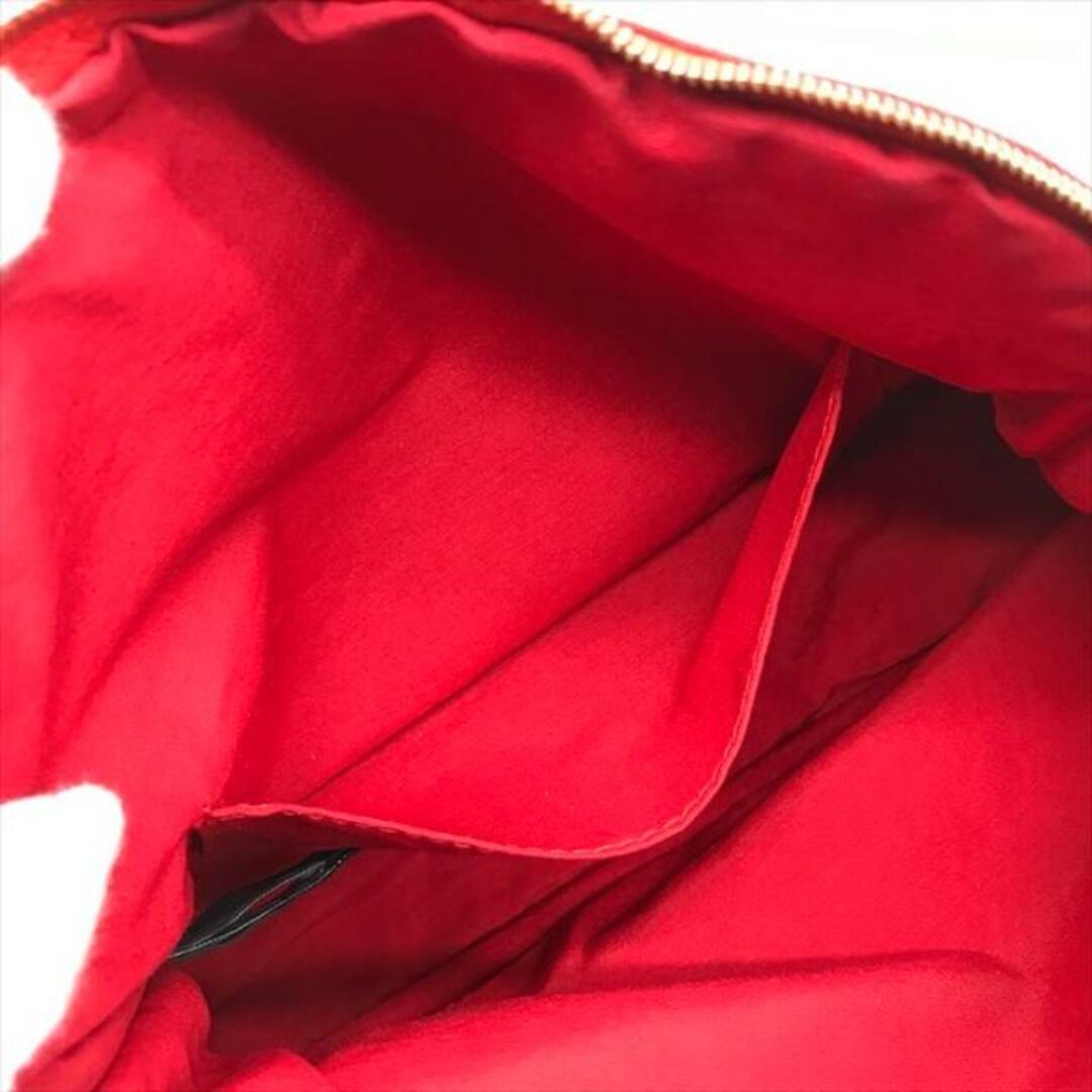 Hermes(エルメス)の美品 HERMES エルメス ボリード25 コットン ポーチ 小物入れ コスメポーチ 赤 a3061 レディースのバッグ(その他)の商品写真