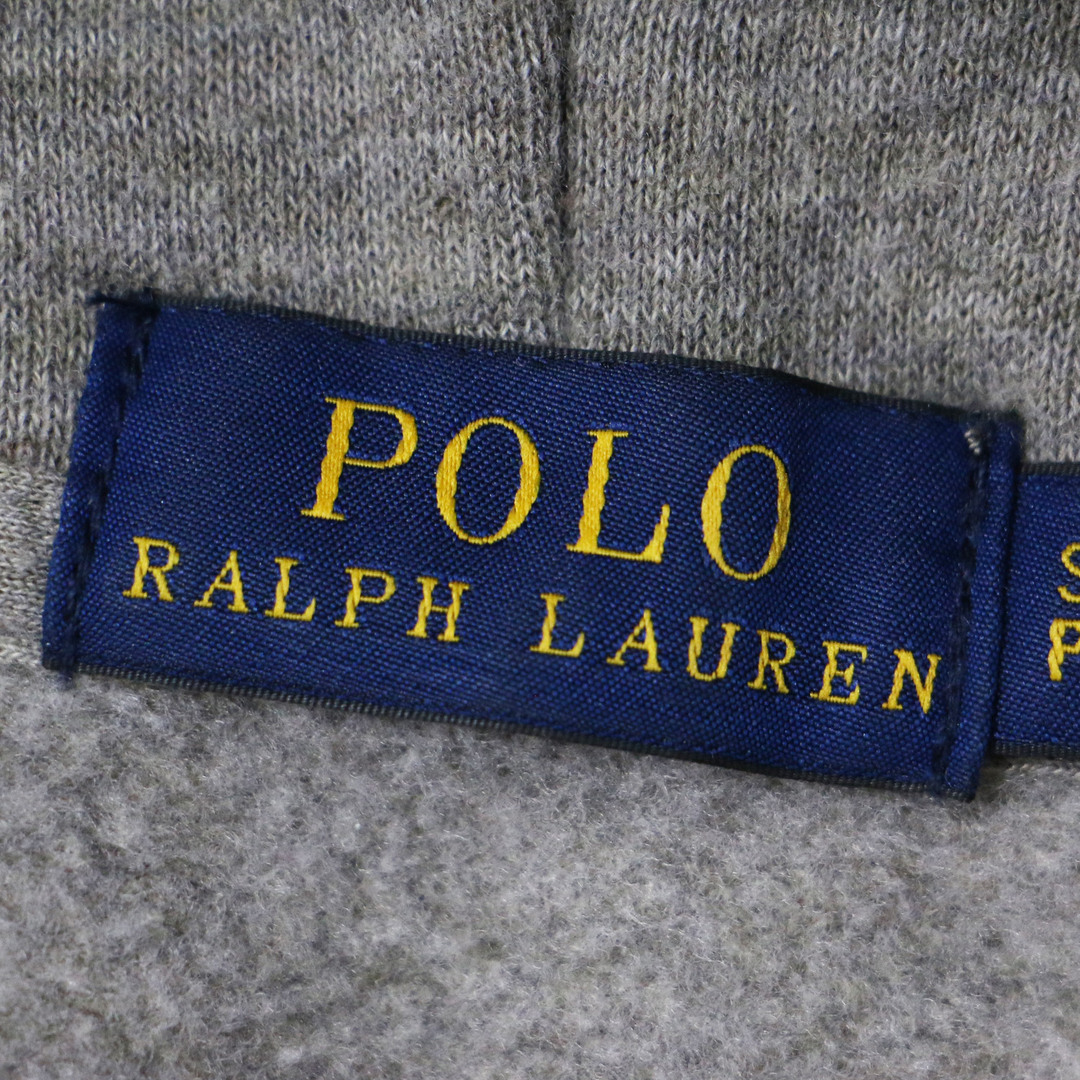 POLO RALPH LAUREN(ポロラルフローレン)のPOLO Ralph Lauren ポロ ラルフローレン パーカー グレー サイズ:S プルオーバー スウェット 裏起毛 ワンポイント ポニー 刺繍 コットン ポリエステル トップス フーディー【レディース】【中古】 レディースのトップス(パーカー)の商品写真