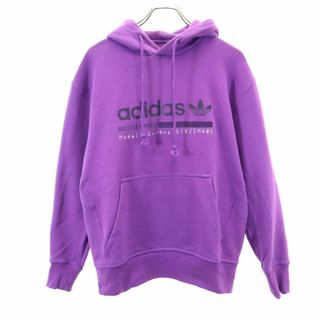 アディダス(adidas)のアディダス 長袖 スウェットパーカー M パープル adidas メンズ 古着 【240417】(パーカー)