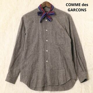 コムデギャルソンオムプリュス(COMME des GARCONS HOMME PLUS)のコムデギャルソン　オムプリュス　ボウタイ　ウール　ノーカラーシャツ　SSサイズ(Tシャツ/カットソー(七分/長袖))