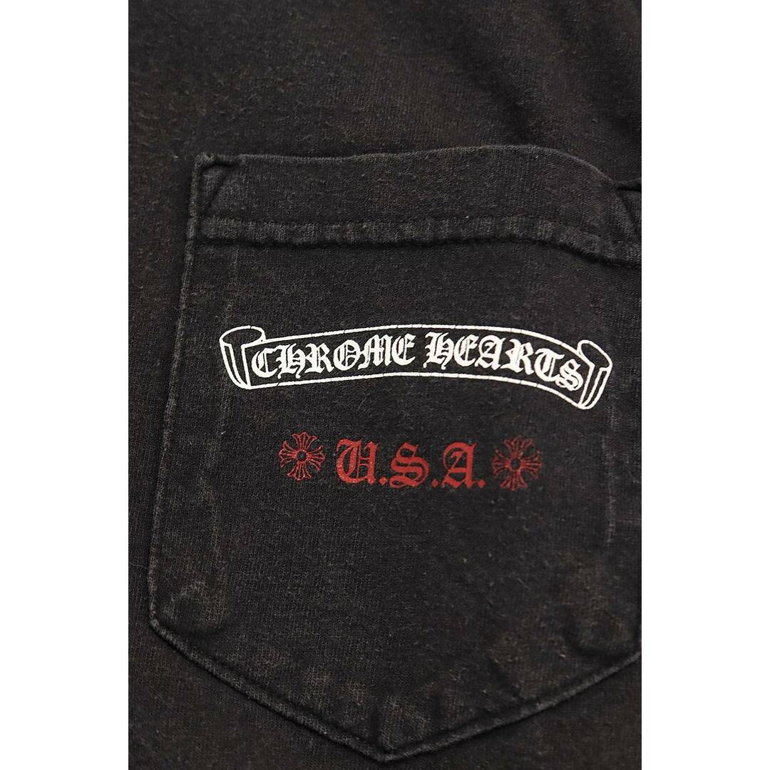 Chrome Hearts(クロムハーツ)のクロムハーツ  CH T-SHRT/2 バックアメリカンフラッグTシャツ メンズ L メンズのトップス(Tシャツ/カットソー(半袖/袖なし))の商品写真